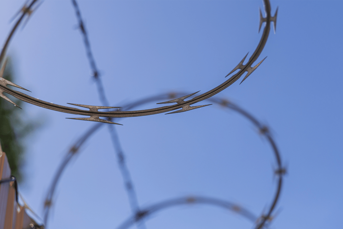 An ICE detention facility