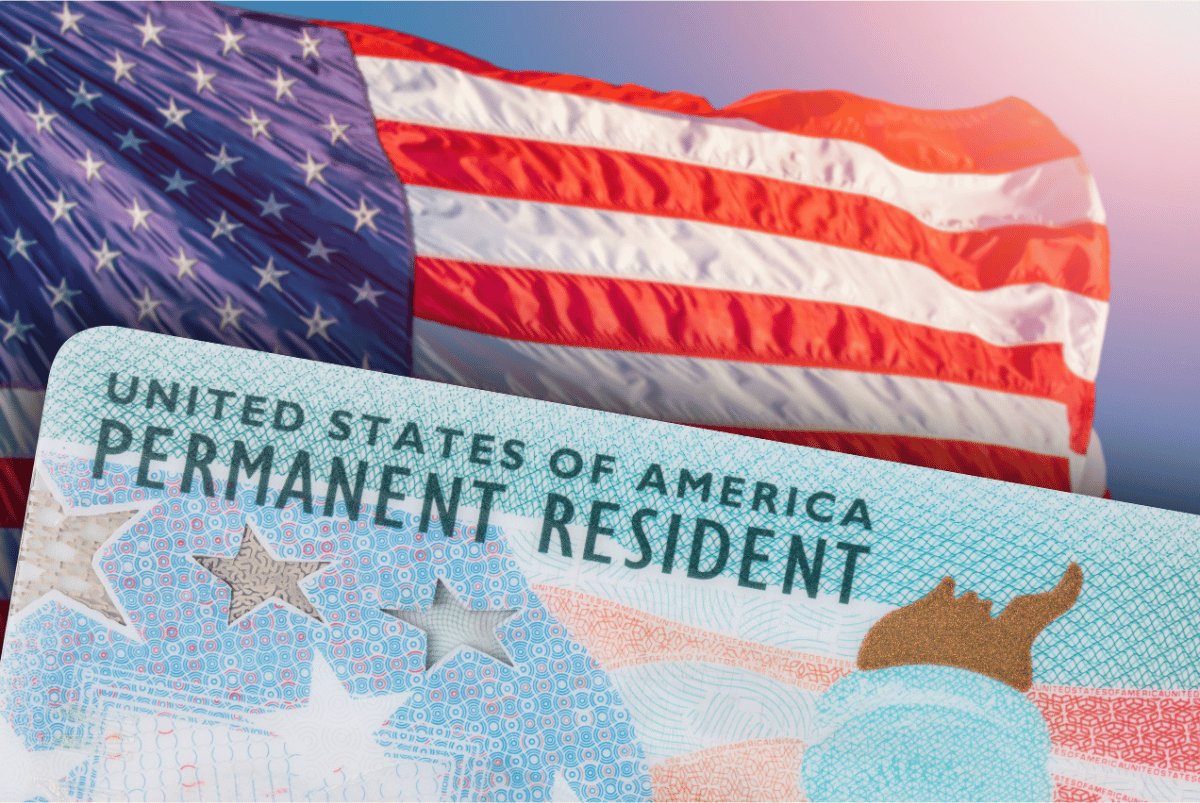 A green card for the U.S.